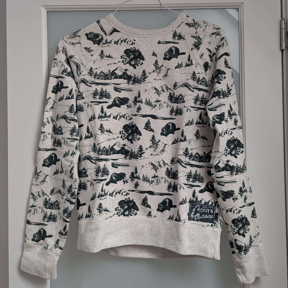 Roots Crew Sweater - Vintage - Small